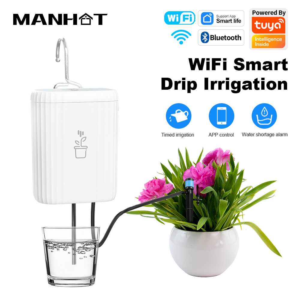 Automatic Plant Waterer - نظام ري ذكي بالتنقيط يعمل بالواي
