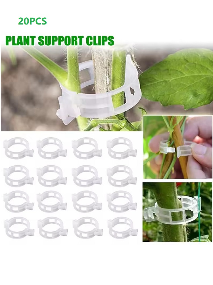 20 قطعة من مشابك دعم النباتات، - مراجعة Gardening Tools Vegetables وسعره
