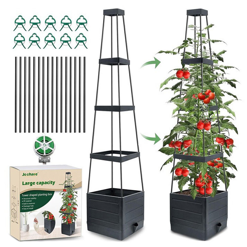 صندوق زراعة مرتفع مع سياج للنب - مراجعة Self-Watering Planter وسعره